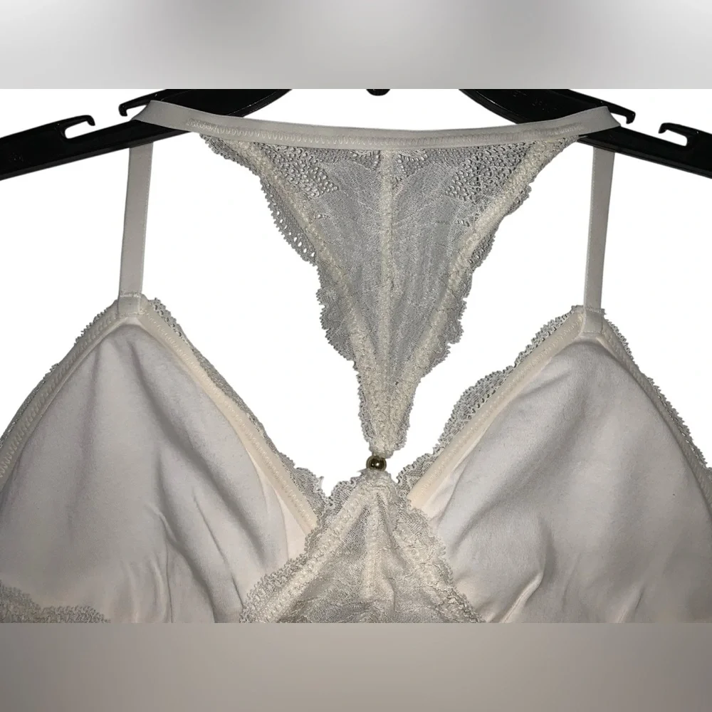 Aerie Racerback Lace Bralette with Padding Size L